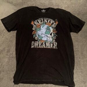 Black graphic tee